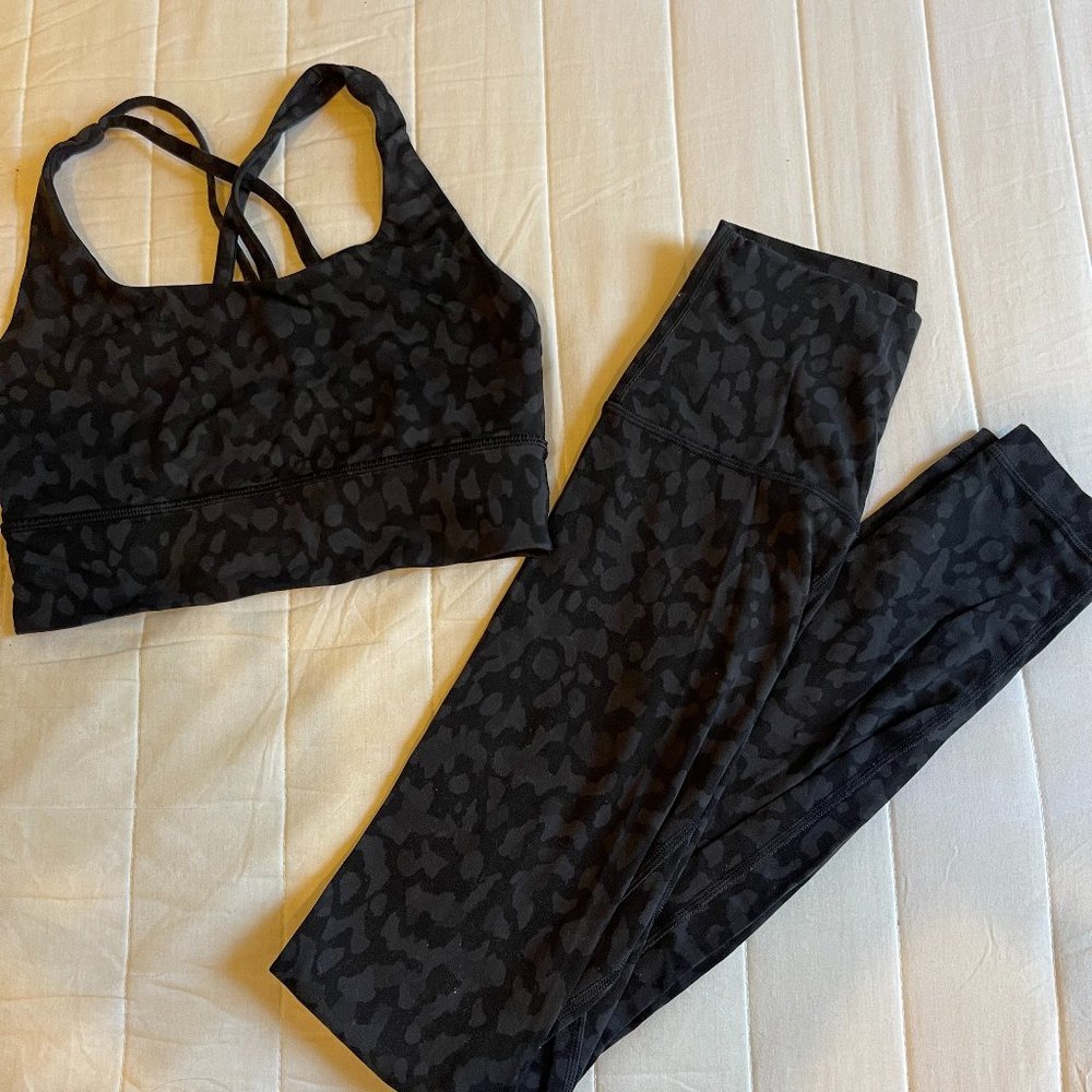 Lululemon Align Leggings and Bra Top Set